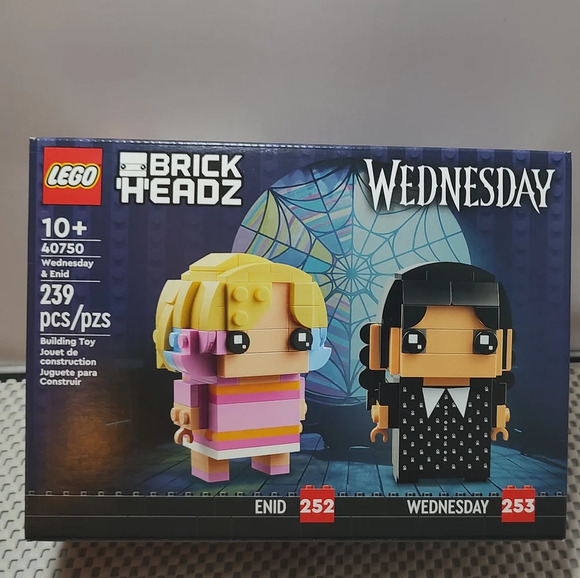 Lego Brick Headz 40750 Wednesday & Enid #252 & #253 - Picture 1 of 3
